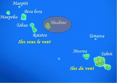 map ile de polynésie française