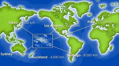 map monde polynesie